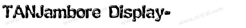 TANJambore Display字体转换